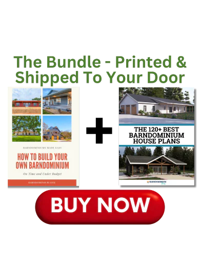The Printed Bundle: Barndominium Program & House Plans Shipped To Your Door
